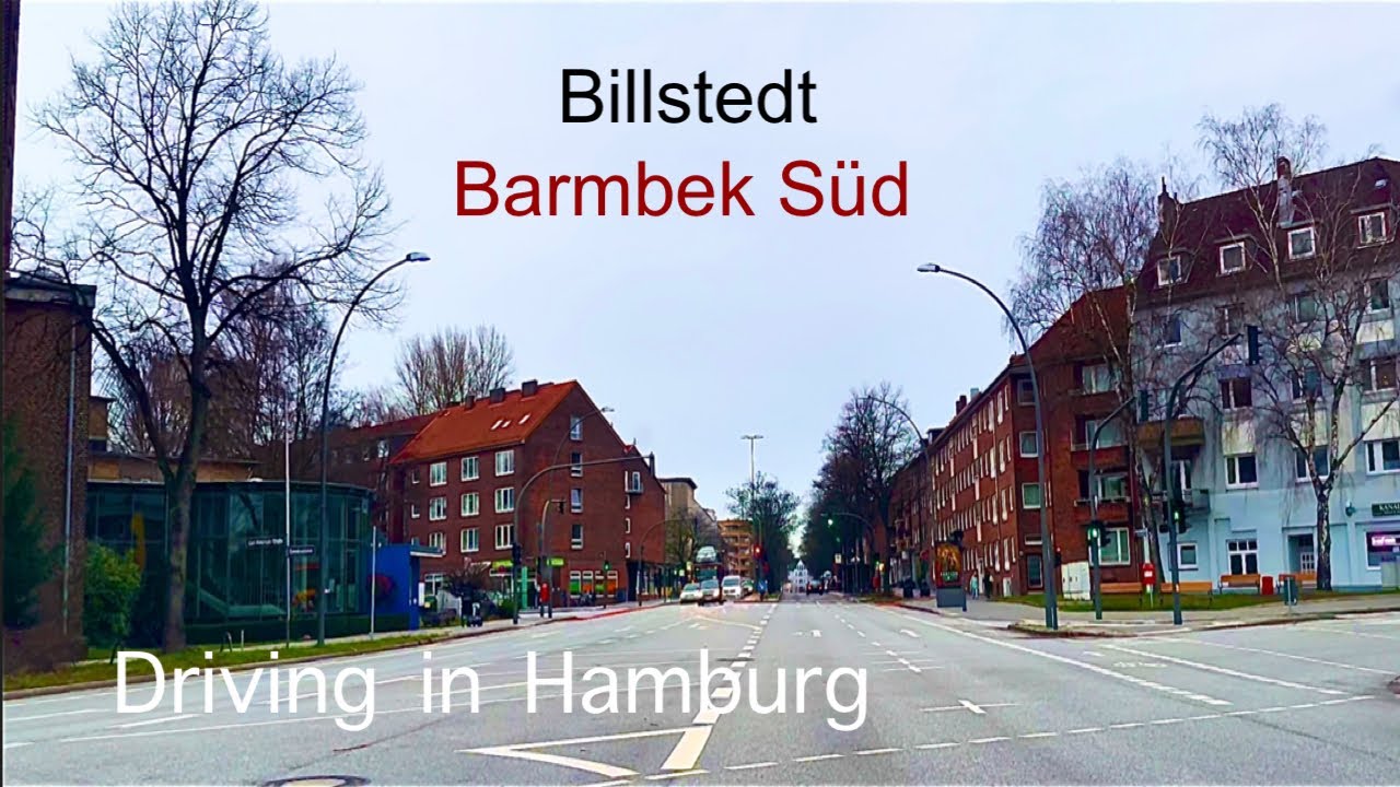 Driving in Hamburg *[Billstedt ➡️ Barmbek Süd]**[4K]*