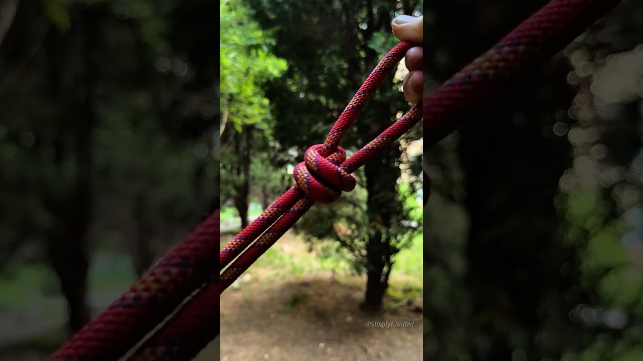 The Dynamic Cinch Matrix 🔴 Smooth adjustable slip knot that locks solid under load.
