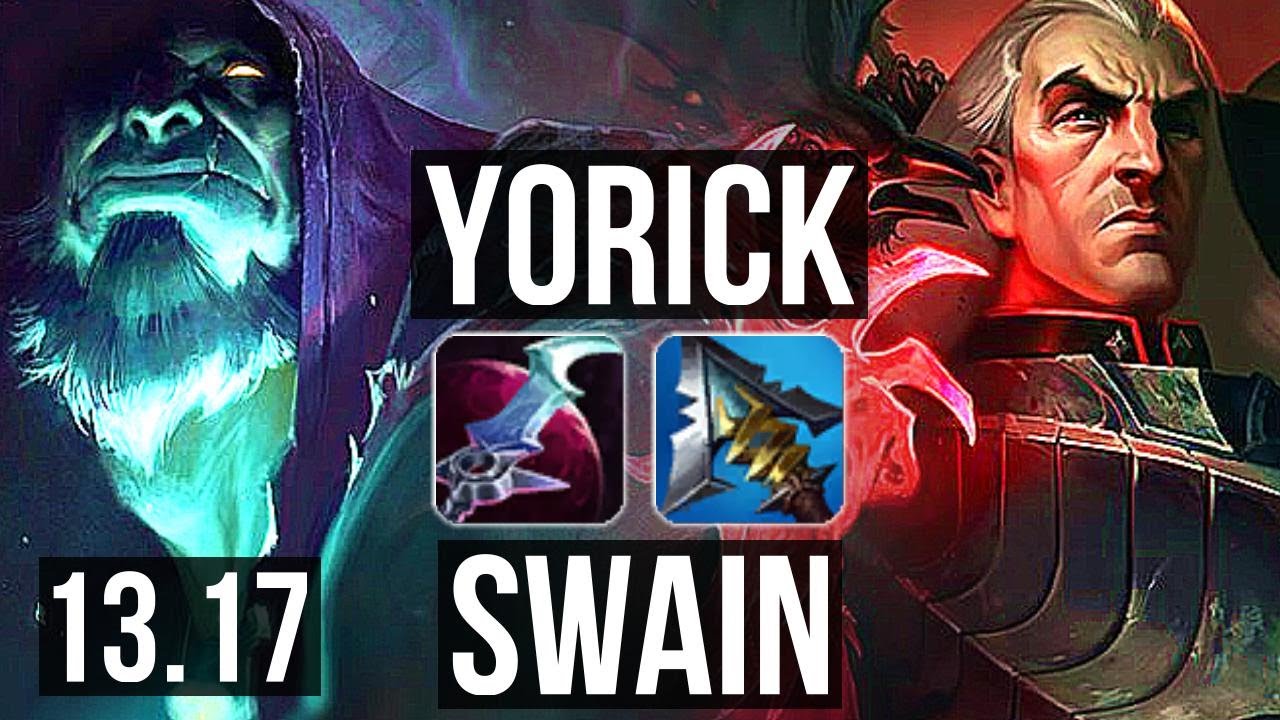 YORICK vs SWAIN (TOP) | 3/1/7, 400+ games | KR Diamond | 13.17
