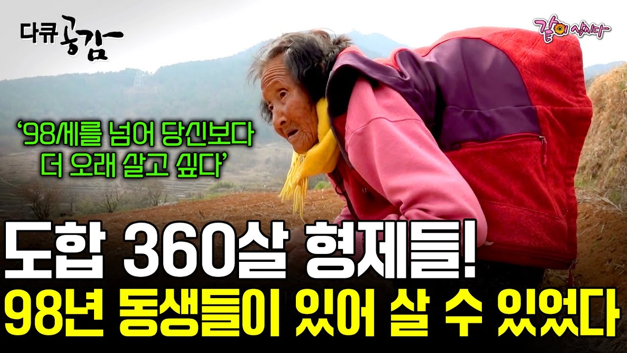 [다큐 공감] 올해로 98세, 셋째는 92세. 가난한 집안에 태어나 먹고 살기 힘들었던 시절을 견뎌낸 4형제의 형제애는 각별하다.ㅣKBS 2019.04.07