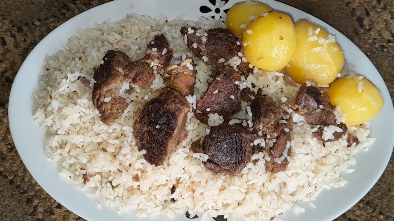 jinsi ya kupika pilau nyeupe/white pilau/white mutton pilou