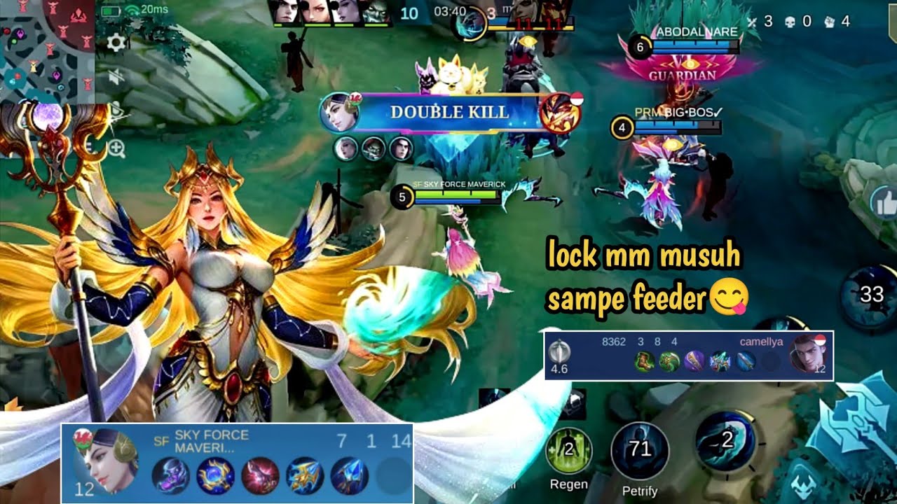 SOLO RANK!!KADITA BURTS DAMAGE,SAKIT BANGET CUY🔥//TOP 1 BUILD KADITA//HAVE FUN//ENJOY IN GAME😎