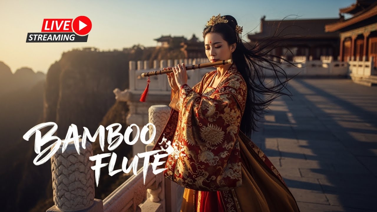 Calming Bamboo Flute LIVE 🌿 Peaceful Instrumental for Relax & Focus 舒缓竹笛直播｜放松与专注