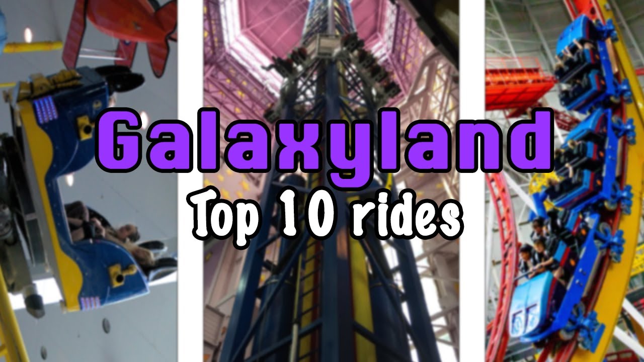 Top 10 rides at Galaxyland - Edmonton, Canada | 2022