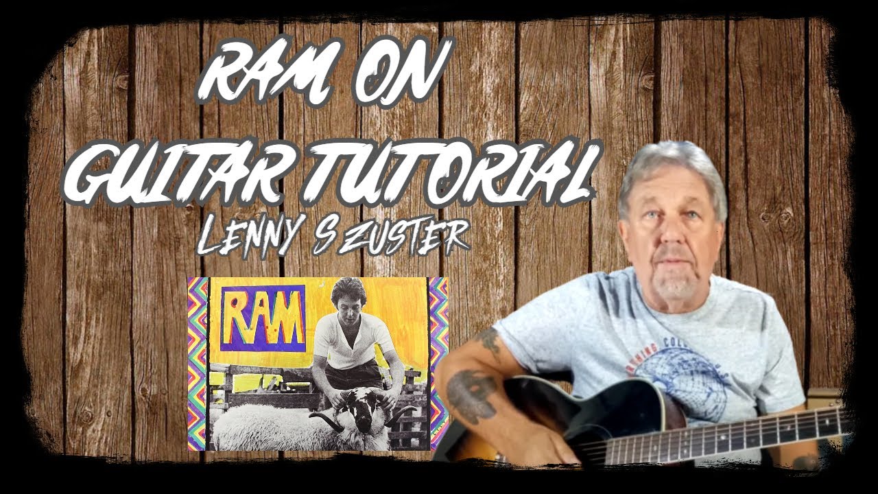 Ram On by Paul McCartney  - Easy guitar lesson / Tutorial - from the Album Ram