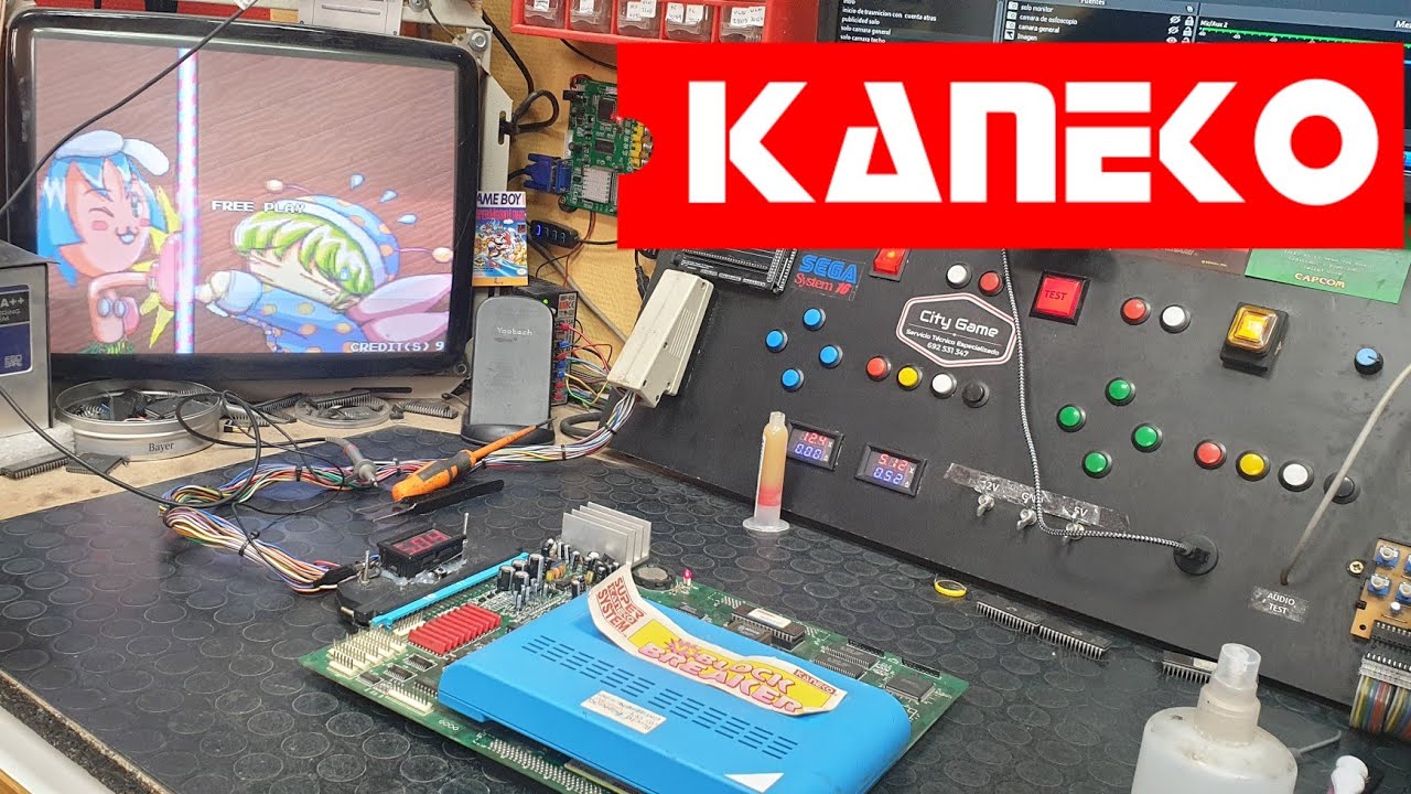 Ремонт ночной пластины Kaneko Super Nova System сбой цвета