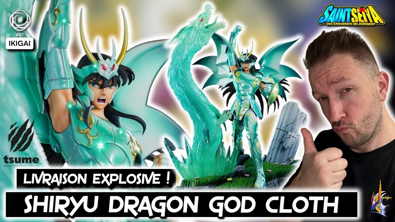 Saint Seiya 🐉 SHIRYU du DRAGON God Cloth 1/6 IKIGAI Tsume 🐉 FURIEUX et ÉNERVÉ !!!