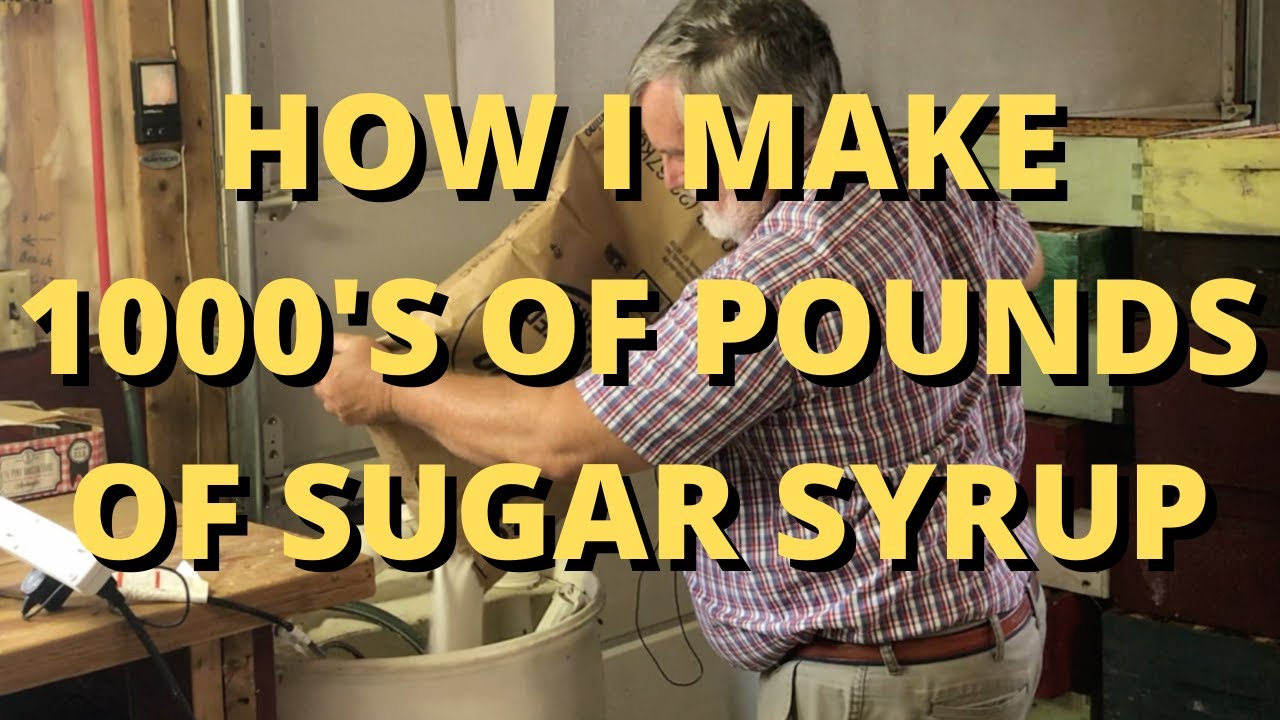 How I make 1000's of pounds of sugar syrup