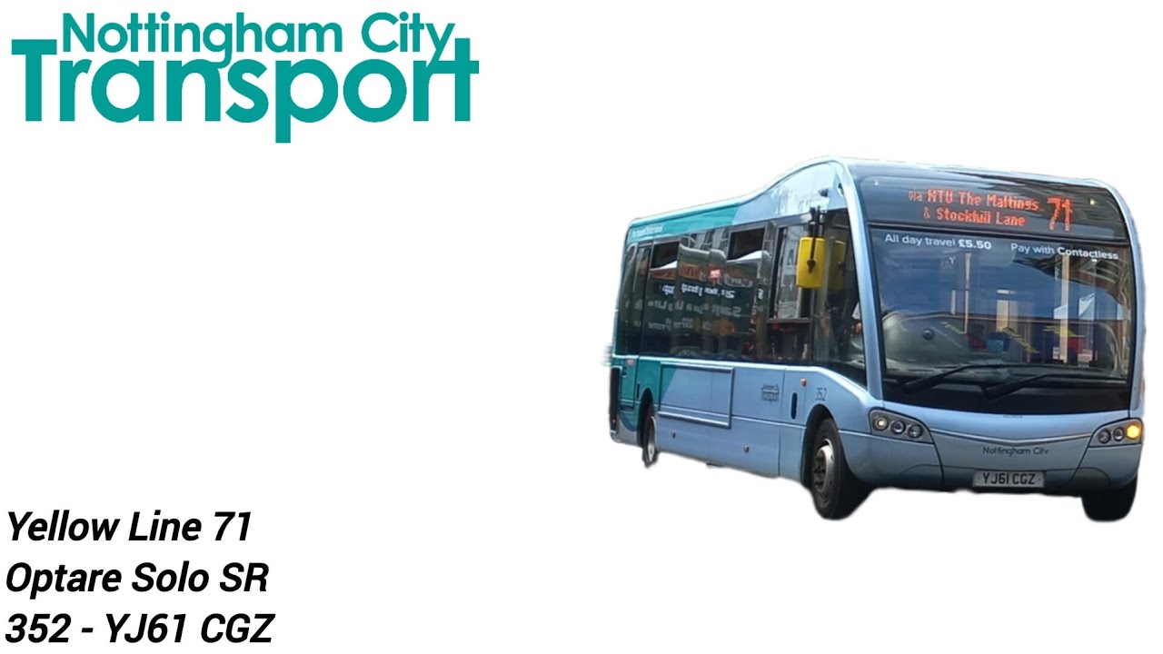 NCTX Buses 352 - YJ61 CGZ | Optare Solo SR | Yellow Line 71