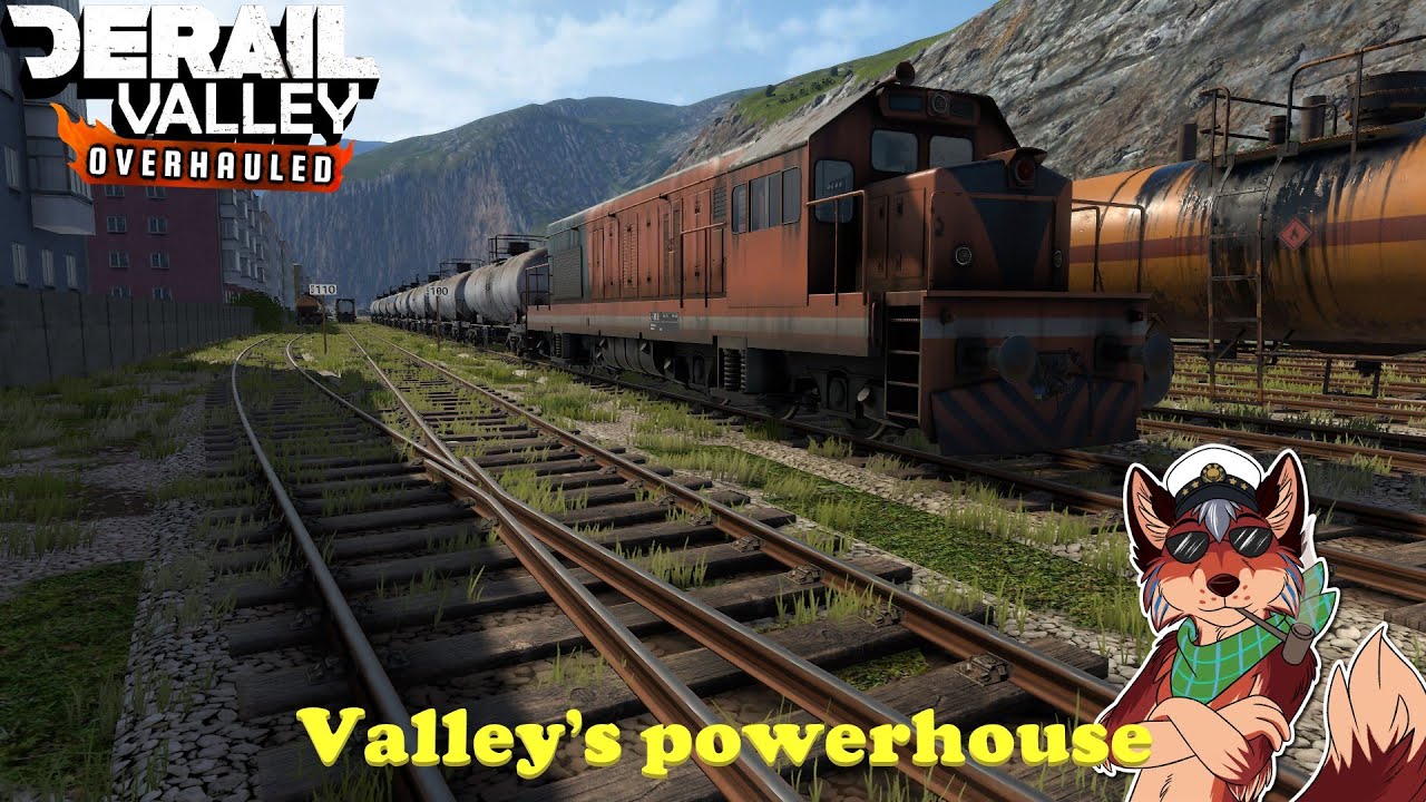 Derail Valley: Overhauled - Valley's powerhouse