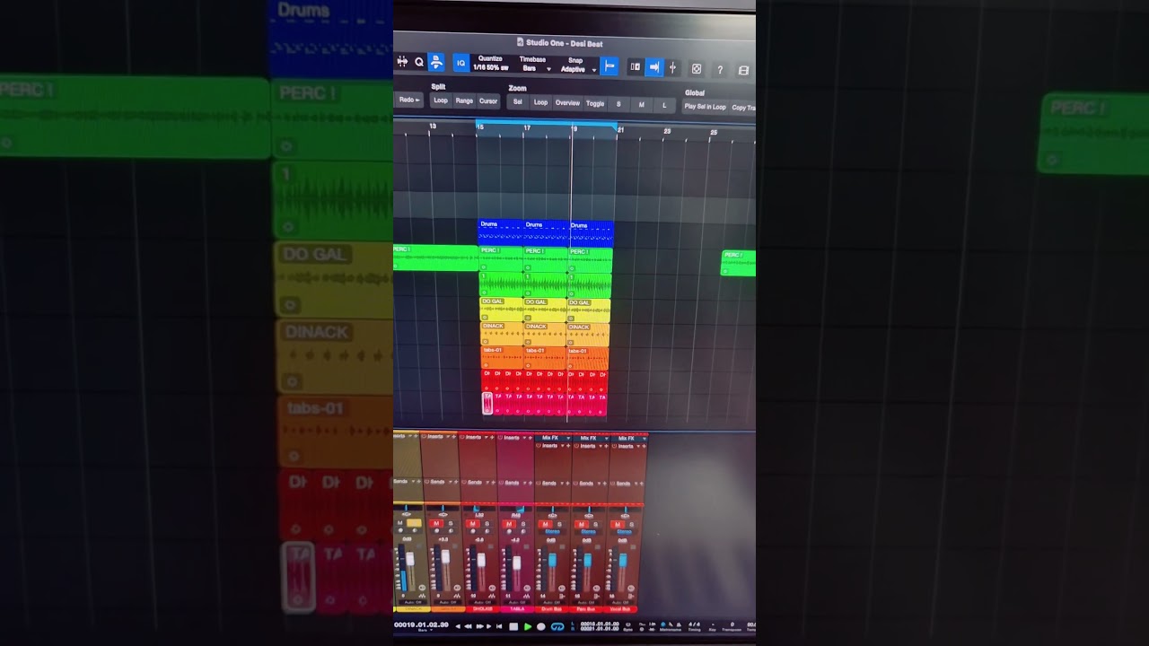 Quick look at how I put my percussion beats together 🎧 BeatMakingProcess