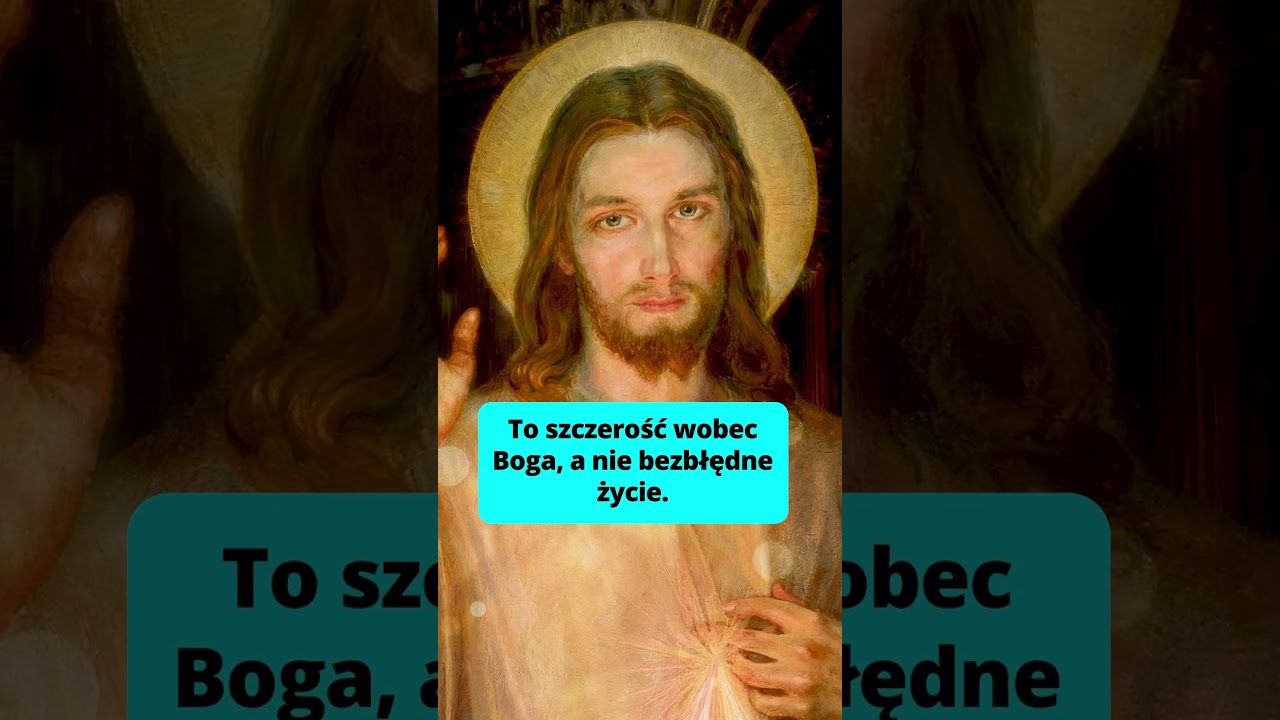Nie smuć&nbsp;się, B&Oacute;G nie szuka IDEAŁ&Oacute;W❗️ Posłuchaj tego nagrania #katolik #wiara #jezus #modlitwa