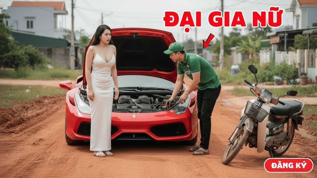 “Anh Sửa Được Nó, Tôi Cho Anh Tất Cả” – Anh Xe Ôm Khởi Động Siêu Xe Khiến Nữ Tỷ Phú Sững Sờ