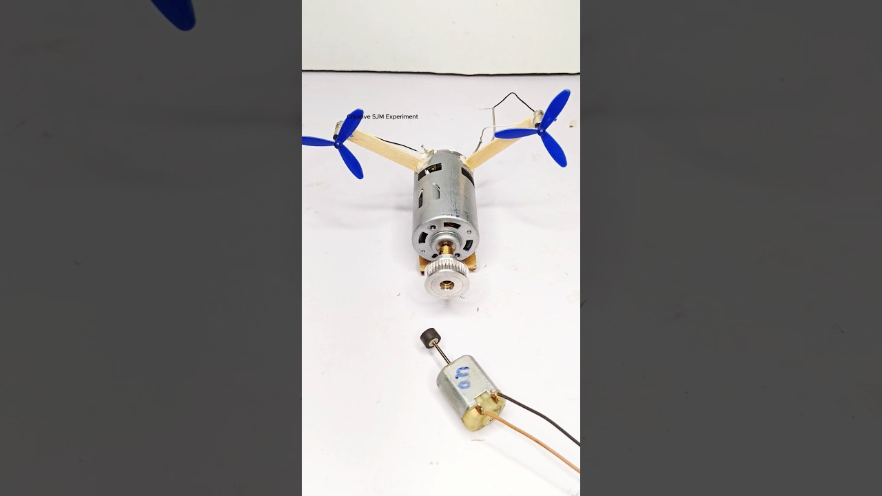 Big Motor Power &bull; Dc Motor | #dcmotor #tech #youtubeshorts #dcmotorproject