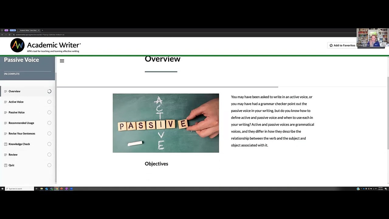 Using Academic Writer to Learn about APA Style