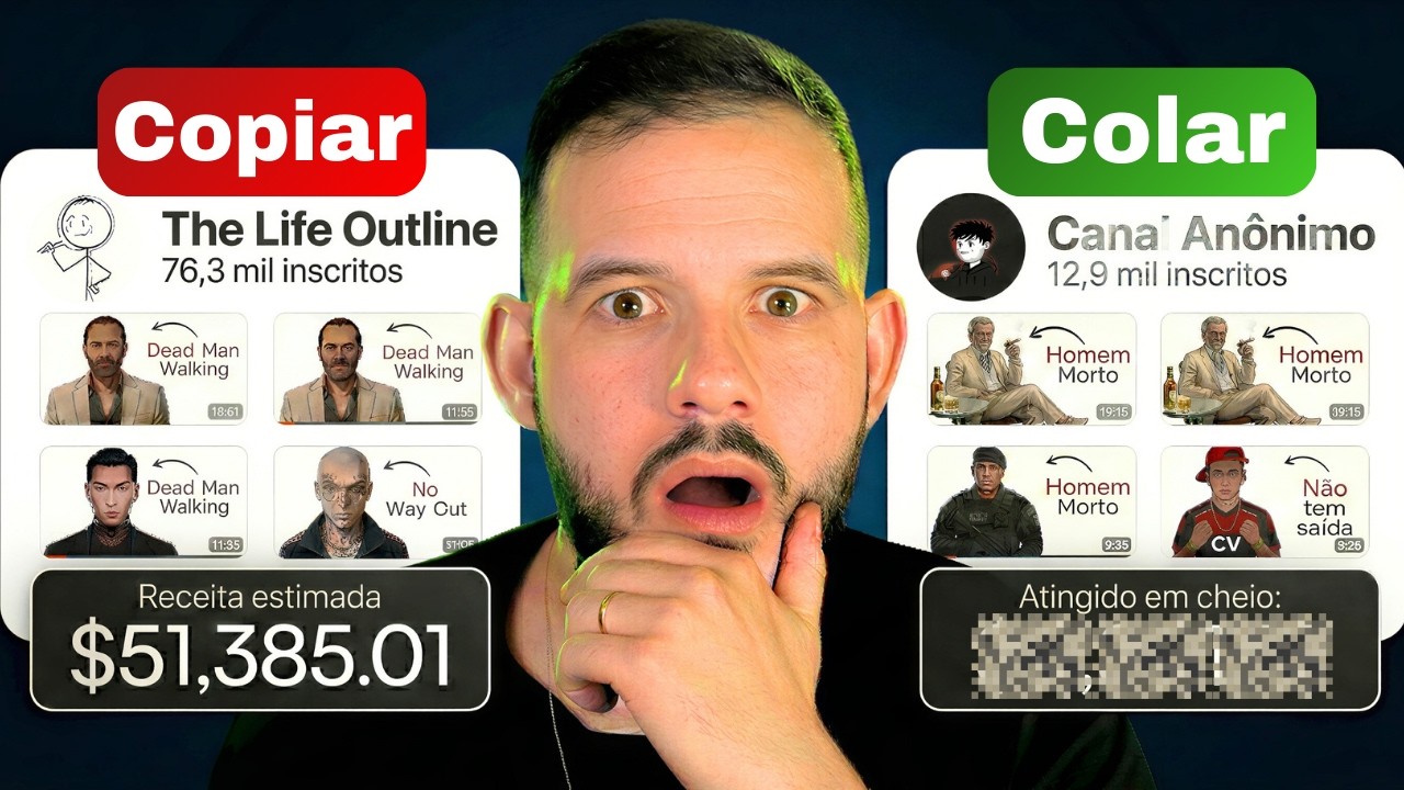 Clonei um Novo Canal Dark com IA para Bugar o Algoritmo do Youtube em 2026 (Passo a Passo completo)