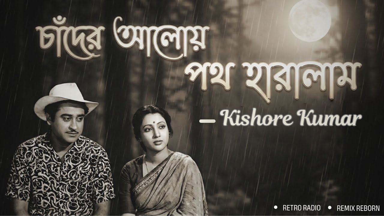 Chander Aloy Poth Haralam – চাঁদের আলোয় পথ হারালাম | Kishore Kumar (AI Voice) | Gramophone Records