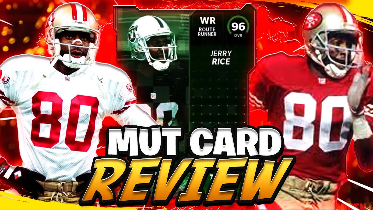 JERRY RICE SEPARATION ON HIS ROUTE IS UNREAL 😱 THATS WHY HE&rsquo;S THE GOAT 🐐 | MADDEN 22 TOTW PROMO
