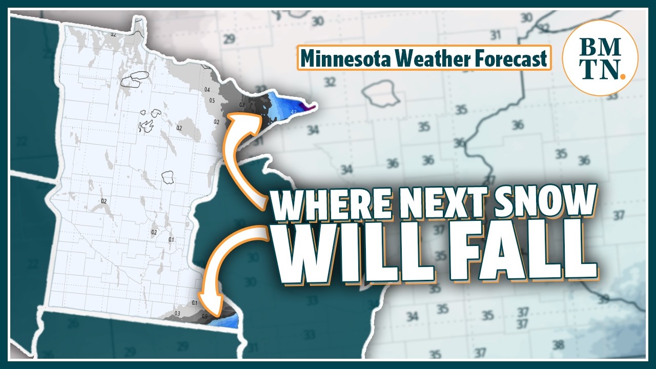Следующая зона снегопадов будет преимущественно на юго-востоке, после чего в Миннесоте установитс...