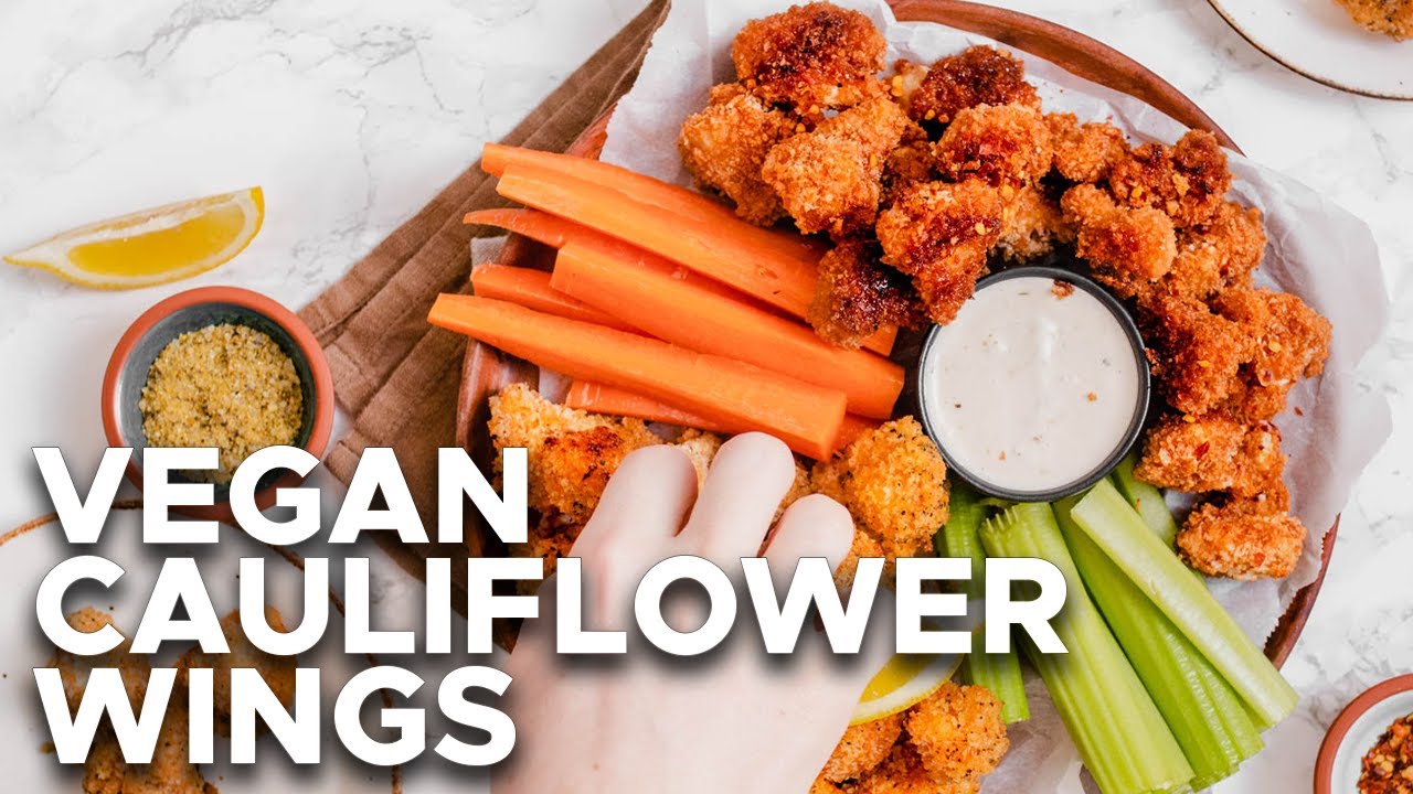 Easy Vegan Cauliflower Wings (Two Flavours) | Two Market Girls