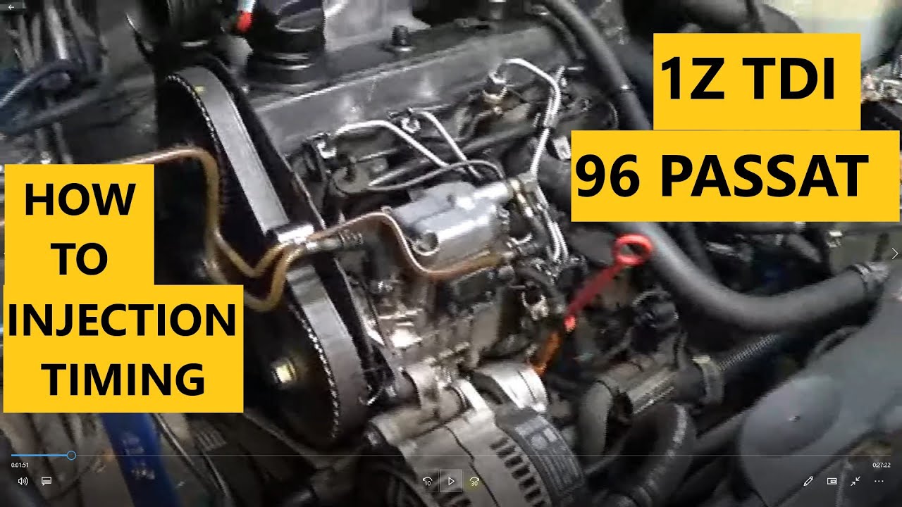 96 PASSAT 1Z Tdi TIMING PROBLEM