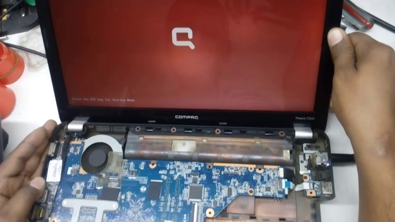 Please Mute music , HP CQ42 No Power Solution One