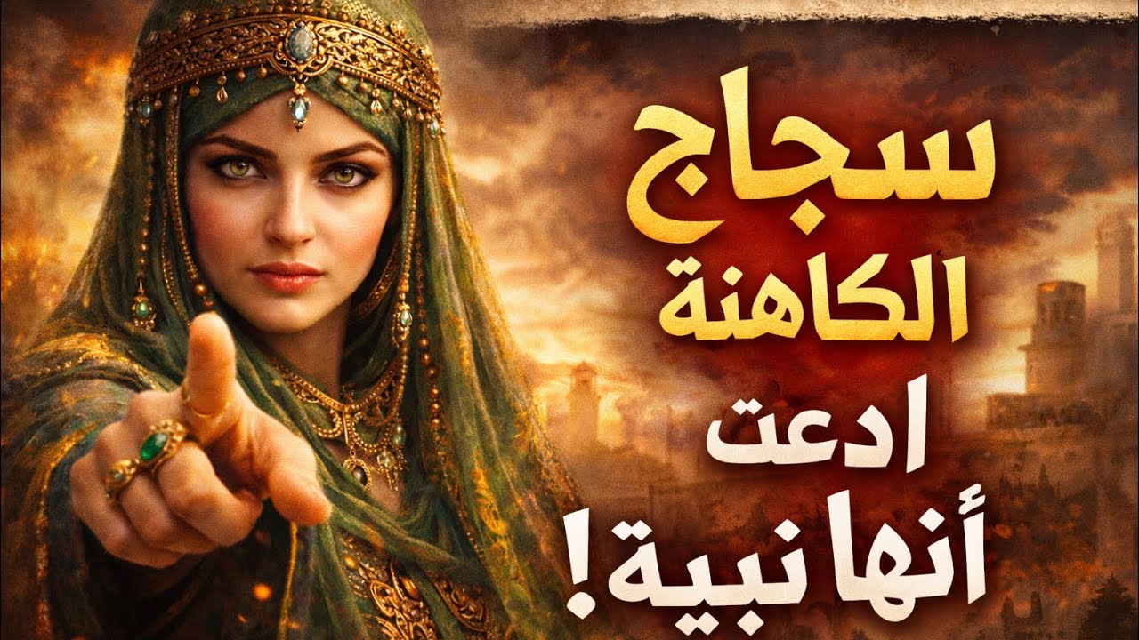 سجاح الكاهنة ادّعت أنهانبيّة... فماذا حدث بعدها ؟..😑😓