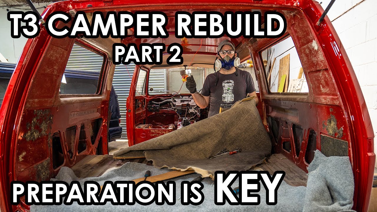 HOW TO PROFESSIONALLY PREPARE A VAN FOR CONVERSION. (Cleaning 32 years of grime!)