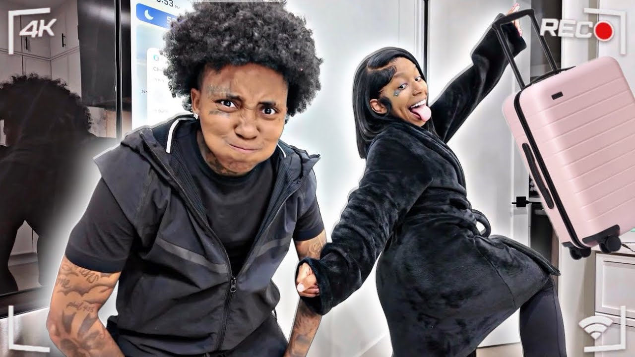 GOING TO HOUSTON FOR SPRING BREAK PRANK ON FIANCÉE 😱 * HILARIOUS *