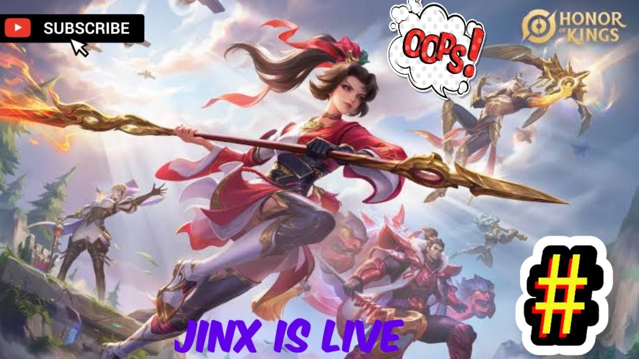 Honor Of Kings chill stream. Intense gameplay, squads goals. #livestream  #Jinx #hok