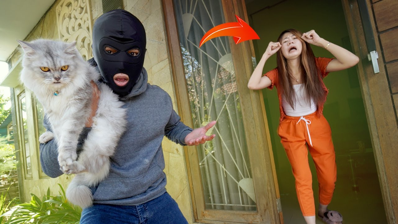 PRANK CIKU KUCING HILANG!! KITA NYAMAR JADI MALING, VINA NANGIS!!