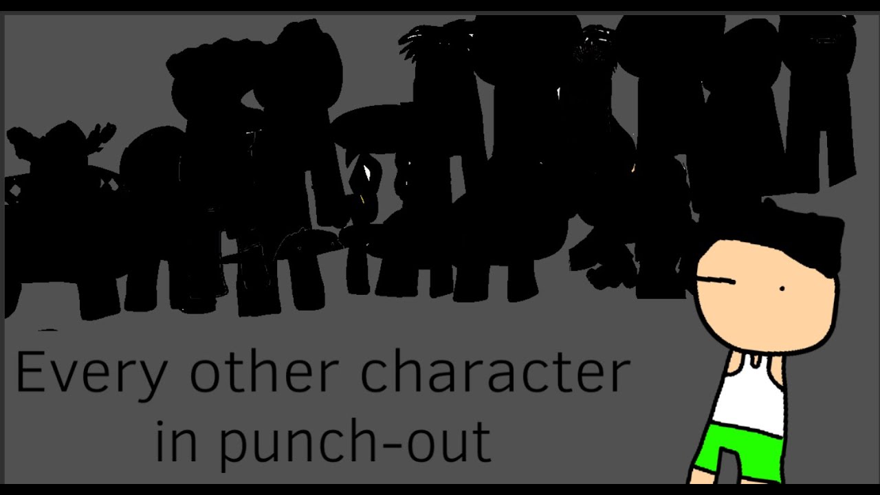 Every other character in Punch Out in a nutshell