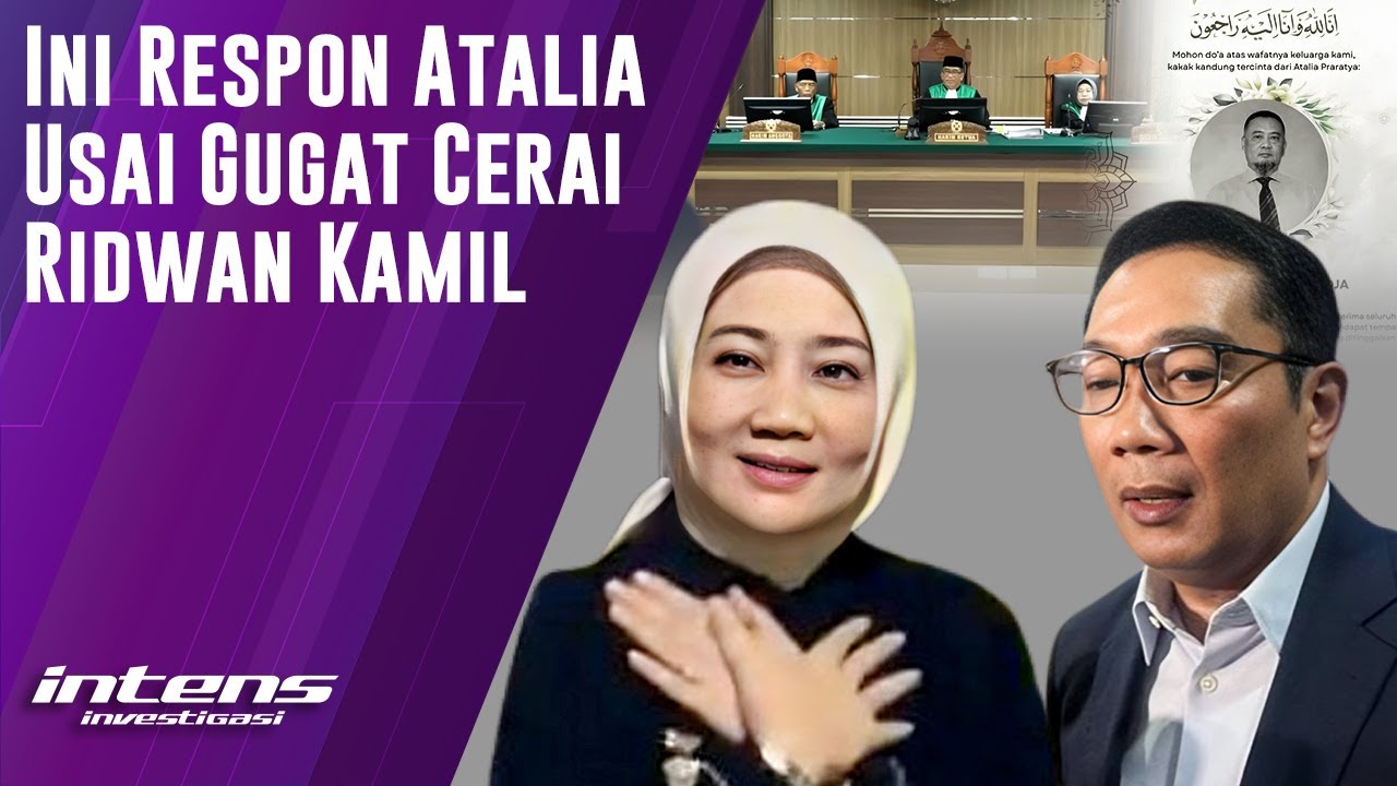 Respon Atalia Usai Gugat Cerai Ridwan Kamil | Intens Investigasi | Eps 6100