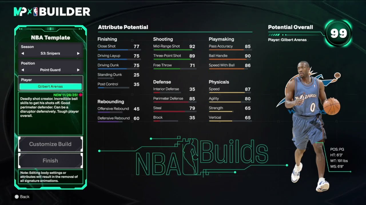 NBA 2K26 SEASON 3 *NEW* NBA TEMPLATE BUILDS!