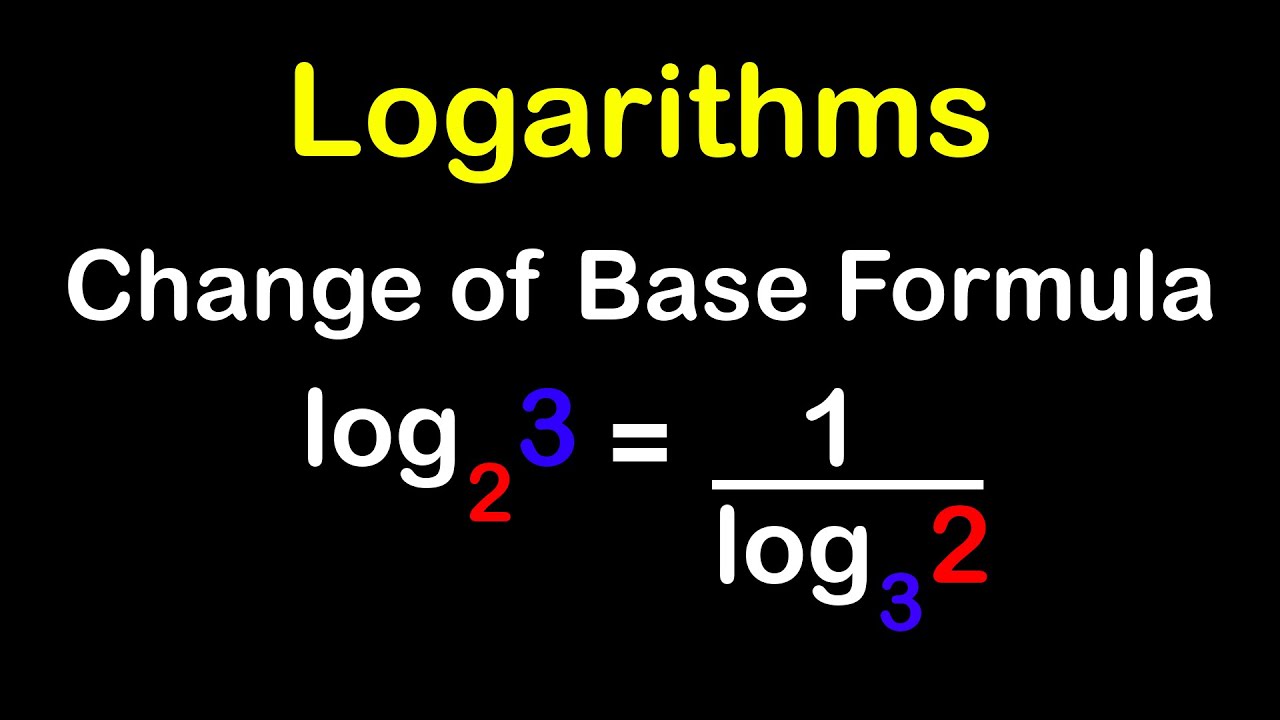 Changing the Base of Logarithms