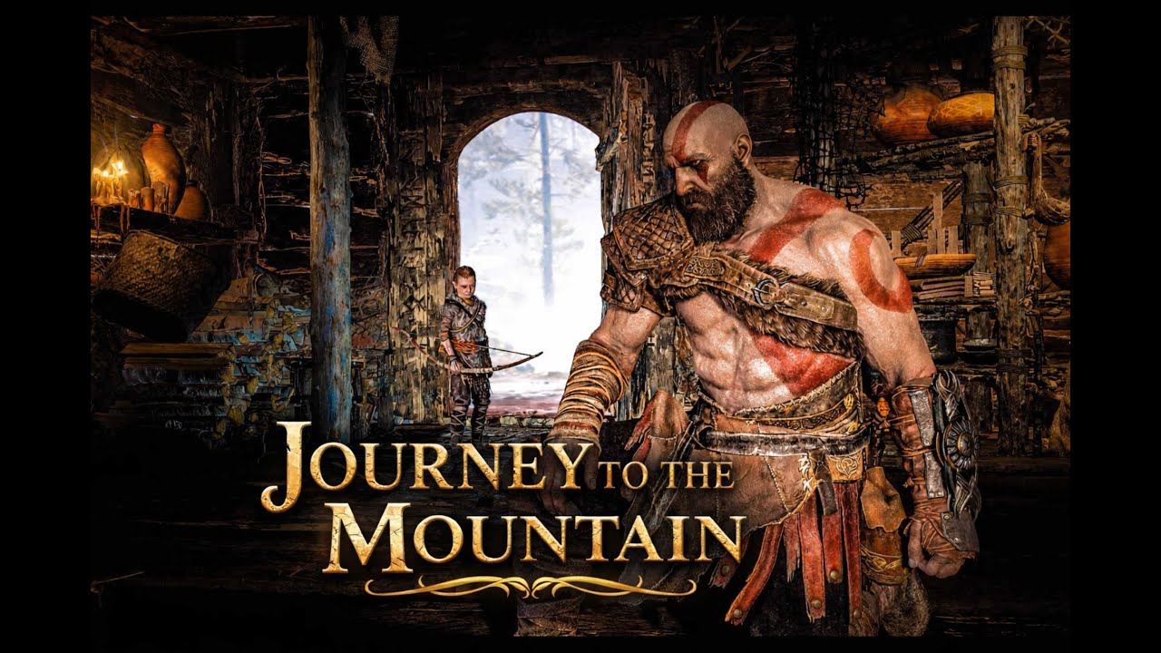 Kratos And Atreus Being There Journey To The Mountain - God Of War #3