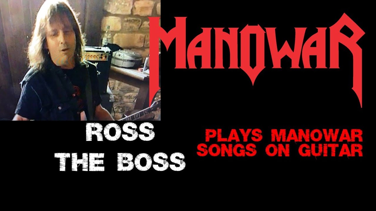 Ross the Boss plays Manowar songs on guitar