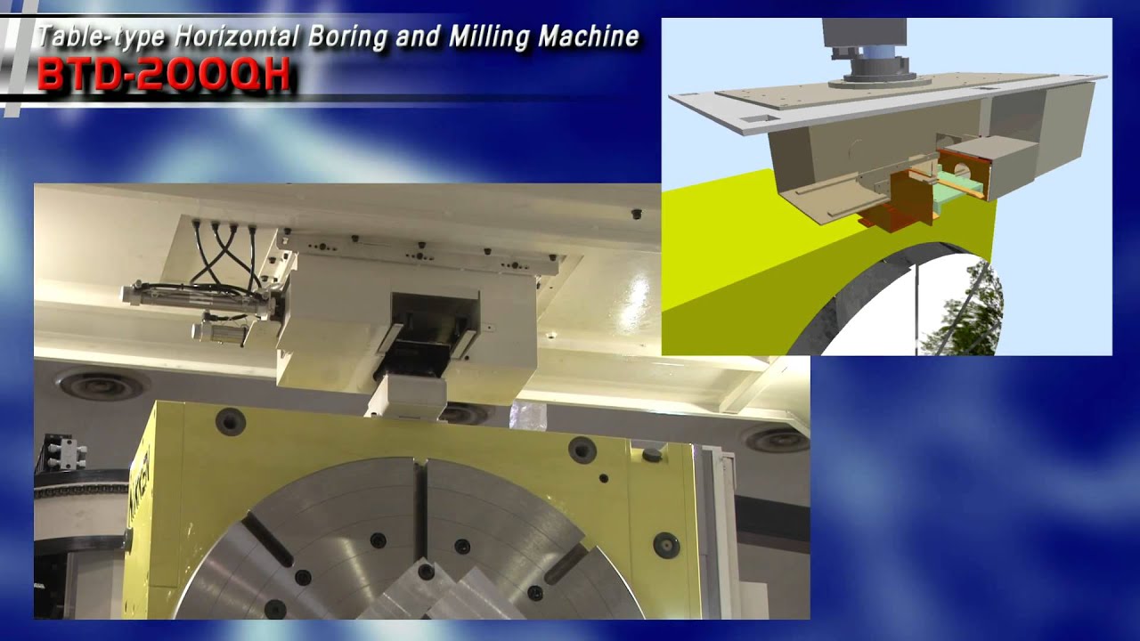 Table-type Horizontal Boring and Milling Machine BTD-200QH SHIBAURA MACHINE
