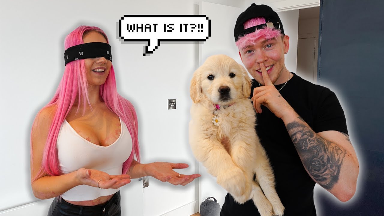SURPRISING MY GIRLFRIEND WITH HER DREAM PUPPY!!!