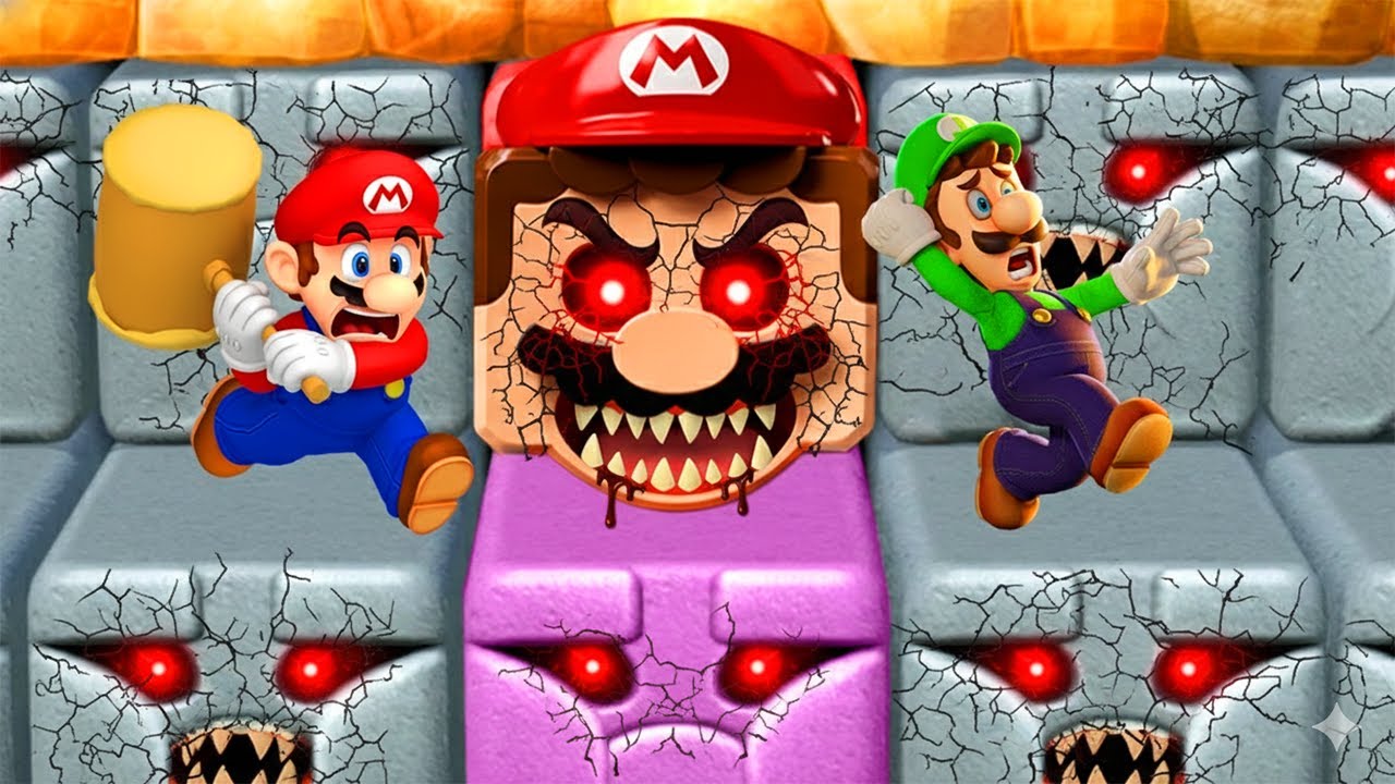 Mario Party Wii - Битва соперничества мальчиков - Марио против Валуиджи против Йоши против Луиджи