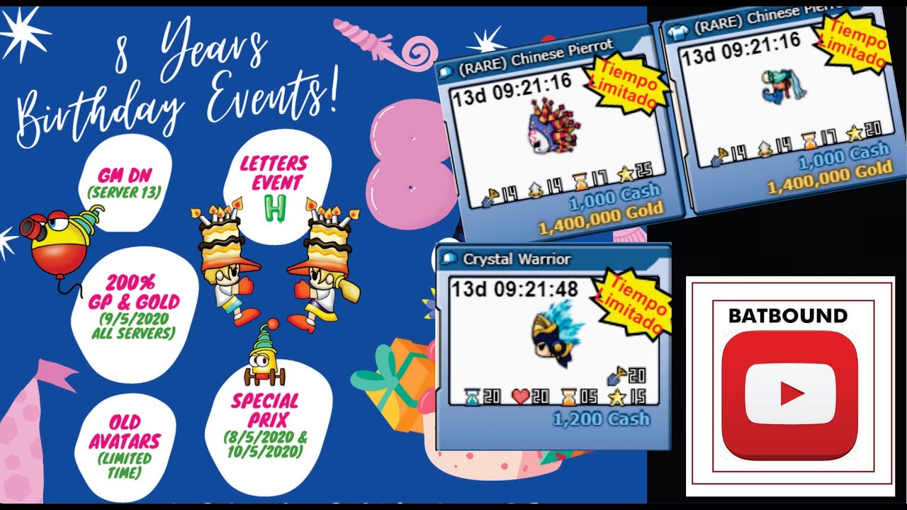 8 a&ntilde;os de Dragonbound | Todo sobre los eventos