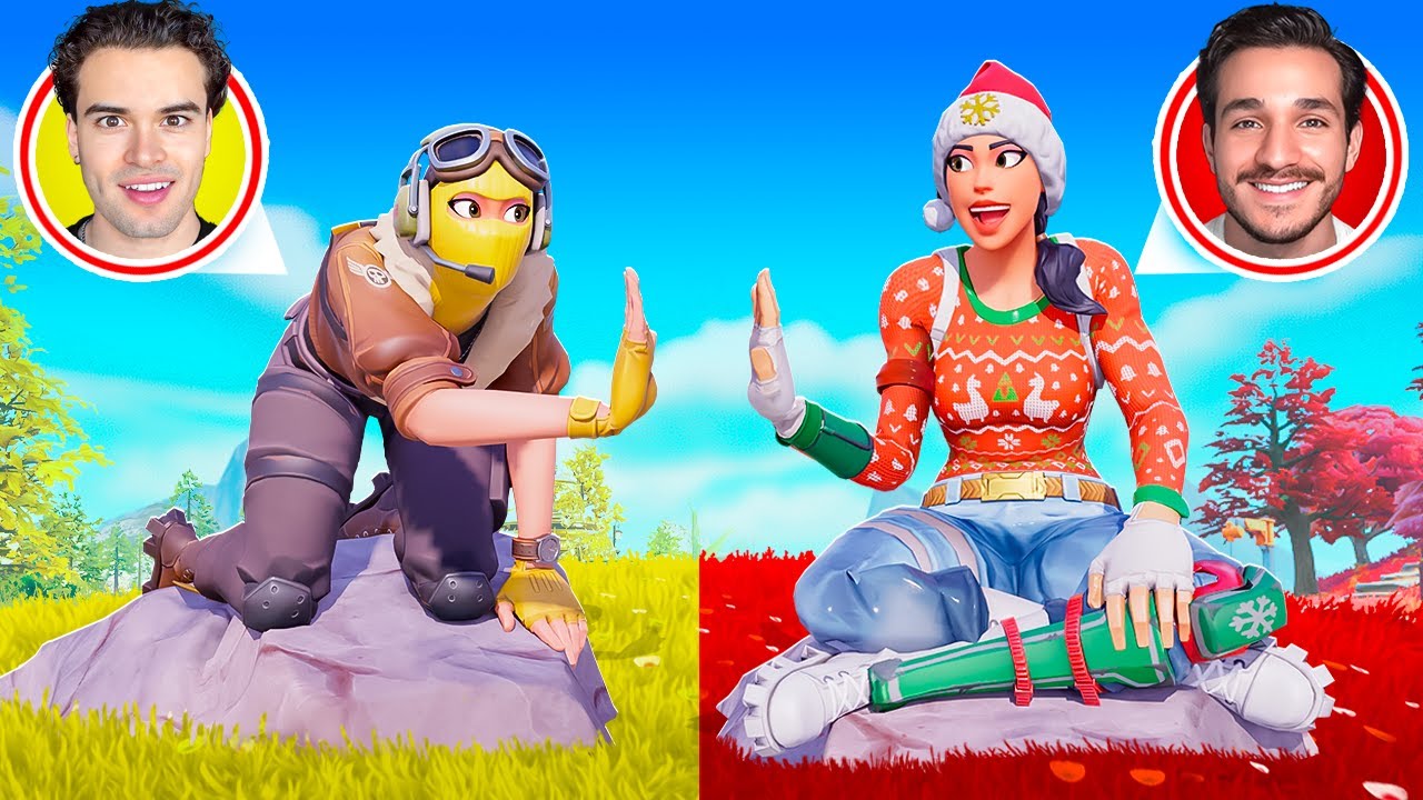 Fortnite Pero NO puedes Tocar Tu Color.