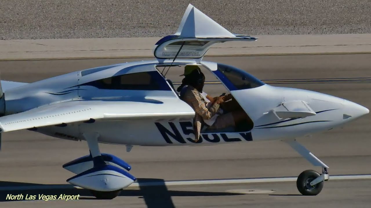Plane Spotting in North Las Vegas (4K)