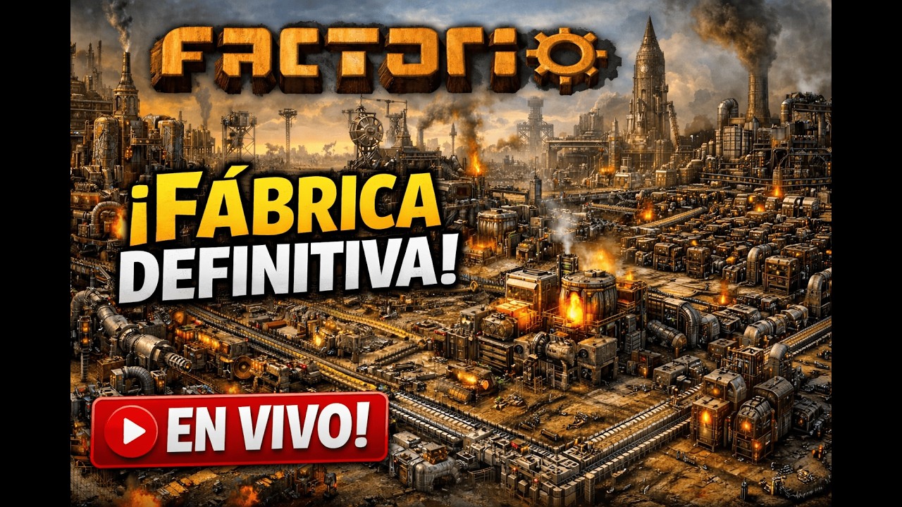 🚀 ¡Construyendo la fábrica definitiva en Factorio! | Directo en vivo 🎮 CAP 2