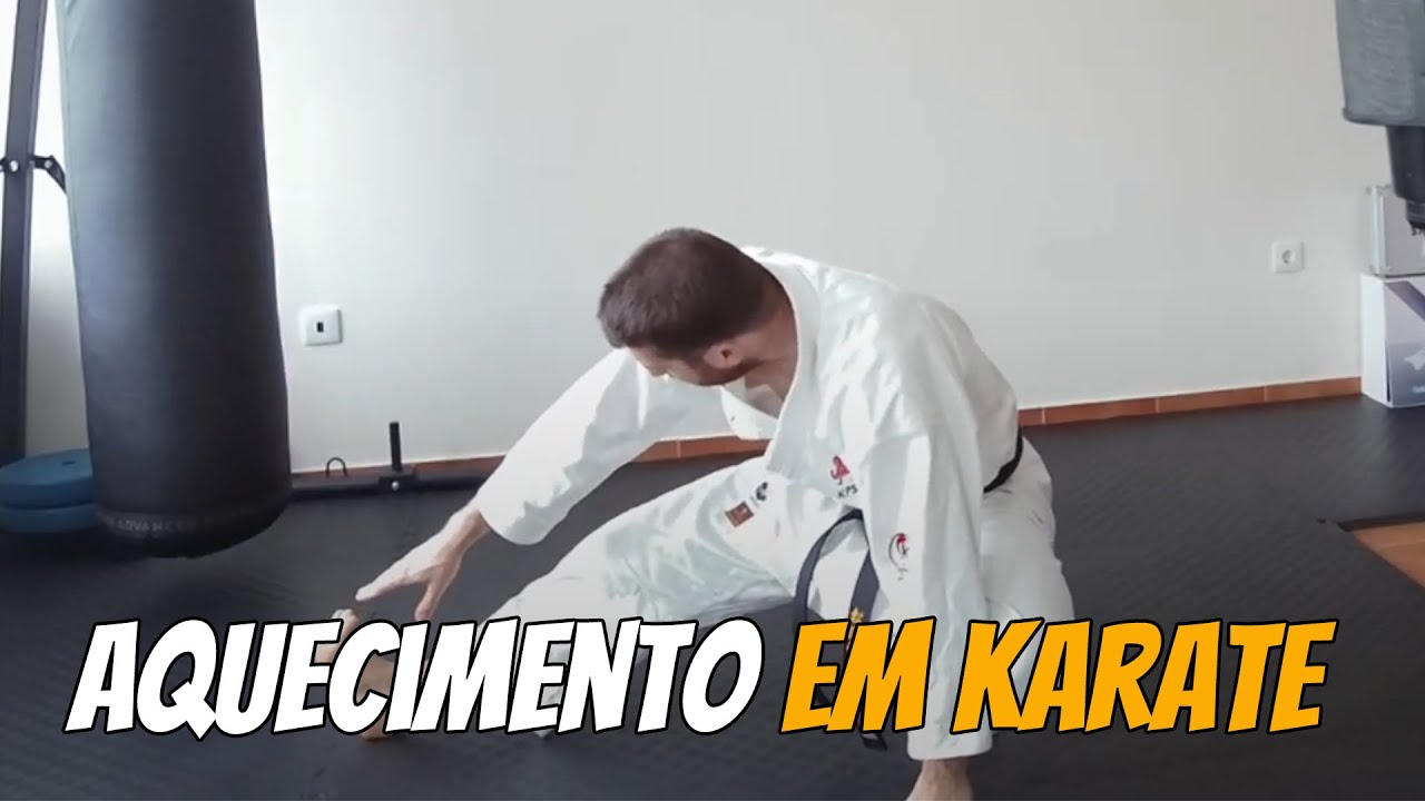 O meu aquecimento antes de um treino de Karate (Live Stream #5)