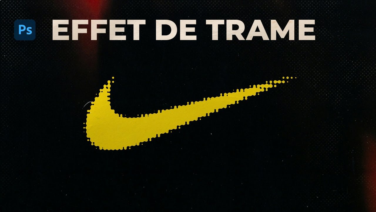 Créer un Effet de Trame Continue en 2 Min sur Photoshop ! ⏱️🖌️ #photoshop #design #tuto