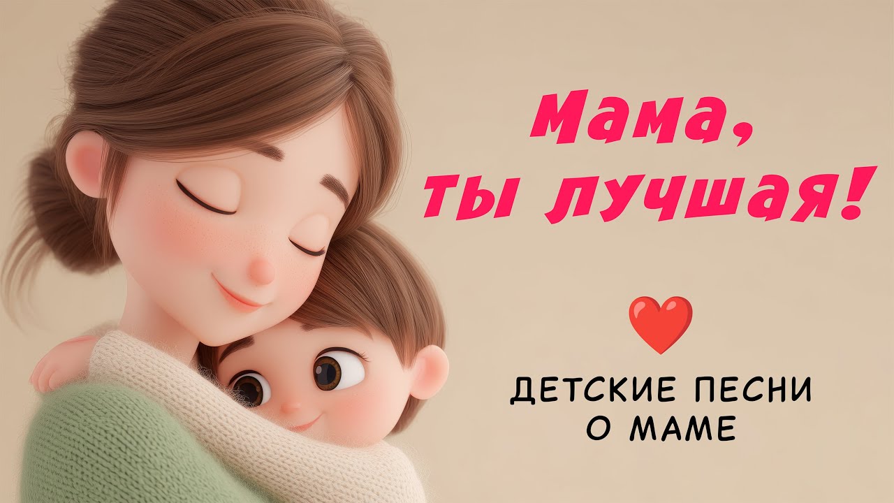 ❤️ Мама, ты лучшая - детские песни о маме и материнской любви 🧸