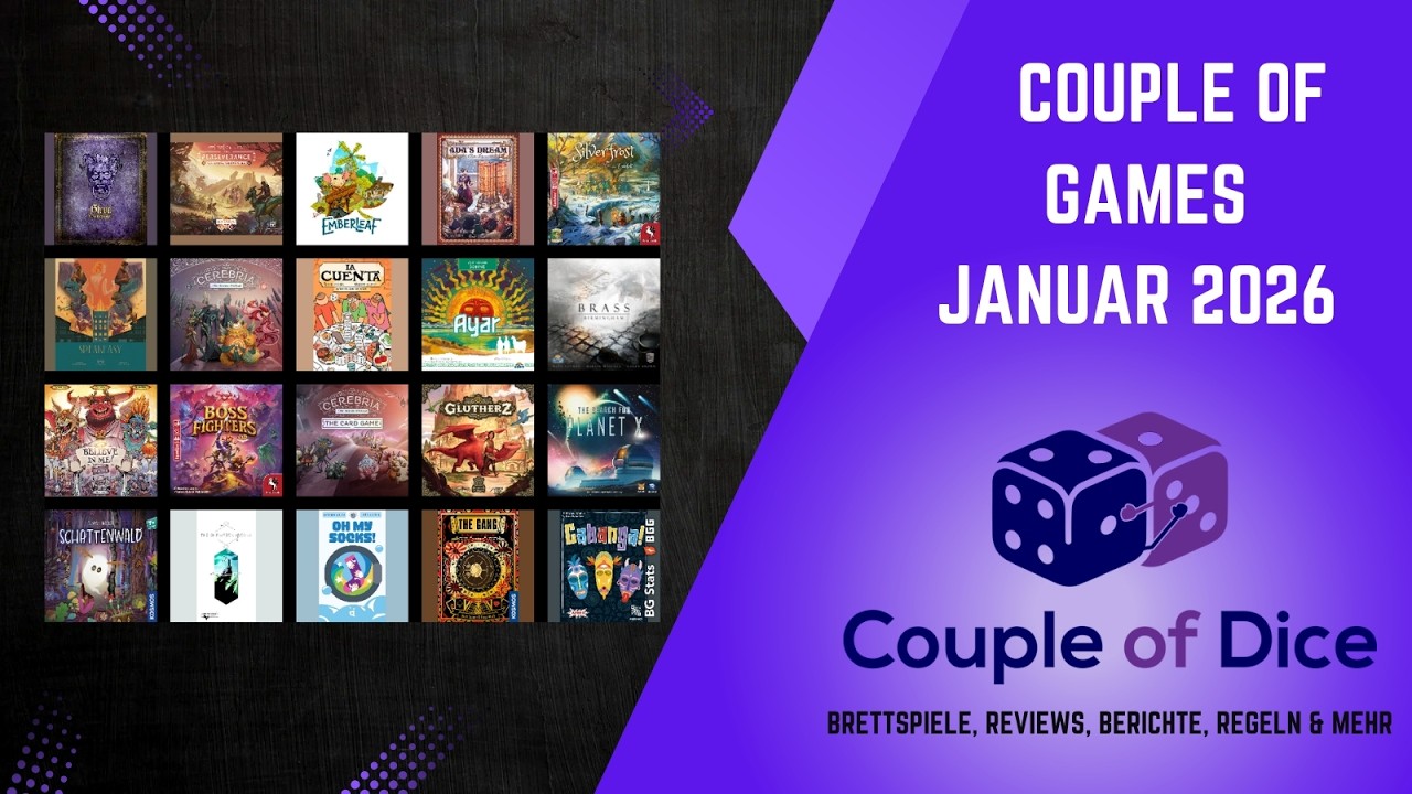 Couple of Games - Januar 2026 - Unser Brettspielmonatsrückblick