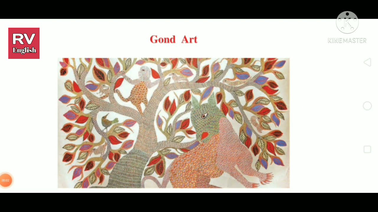 Reading Works Of Art | Gond Art 9th class English lesson explained in Marathi