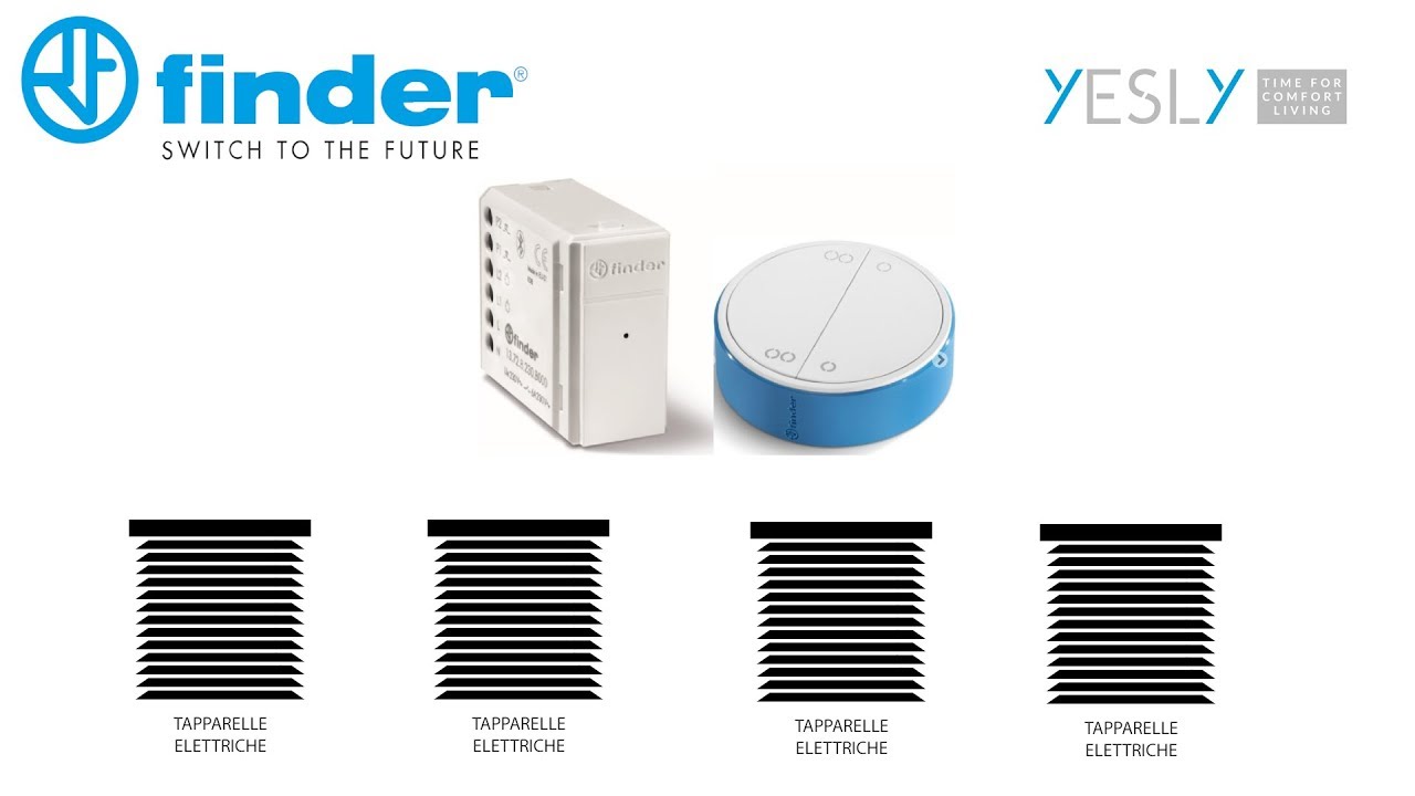Automazione tapparelle - la soluzione Yesly by Finder